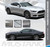 Ford Mustang FADED COMBO Digital Fade Lower Rockers and Hood Spear Stripes Vinyl Graphics Kit fits 2015 2016 2017 Models