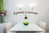 Happiness is Homemade Saying for the Kitchen Decor, Vinyl Kitchen Wall Decals-Chocolate Brown