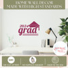 Class of 2024 Grad with Graduation Hat Art Vinyl Wall Decals Stickers for Party Decor- High Standards