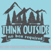 Think Outside No Box Required Summer Quotes for Camper or RV Wall Decor Wall Letters