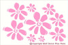 Flower Wall Stickers Vinyl Decal for Girls Room Decor