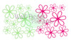 Daisy Floral Wall Decal package