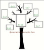 Tree Wall Decal with Branches Vinyl Stickers Popular Wall Art Decals for Photo Collage