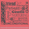 Mom Kind Patient Gentle Wall Decal Stickers Wall Letters