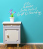 Laundry Room Wall Decal - Loads of Love and Laundry
