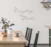 In Everything Give Thanks Kitchen Wall Stickers Dining Room Vinyl Decal Quotes-Tumbleweed
