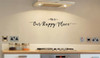 This Is Our Happy Place Wall Decal Quote for Entryway Decor-Black