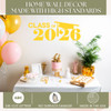 Class of 2026 Vinyl Sticker Decal with Graduation Cap- High Standards Yellow