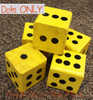 Dots Stickers for Yard Yahtzee Block Cubes Polka Dots Peel Stick