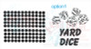 Polka Dots Stickers for Yard Yahtzee Dice Block Cubes and Decals for Pail