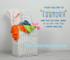 These Many Piles of Laundry Pitter Patter Little Feet Wall Quotes Vinyl Wall Decals-Traffic Blue, Yellow