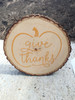 Give Thanks Pumpkin Modern Fall Wall Art Stickers Decals for Home Decor