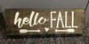 Hello Fall with Arrows Modern Wall Decals Autumn Holiday Wall Stickers