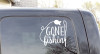 Gone Fishing Car Truck Window Decals Fisherman Vinyl Stickers