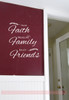 Have Faith Treasure Family Wall Art Decal Vinyl Lettering