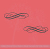 Set of 2 Swirls Scroll Wall Art Decals Vinyl Stickers