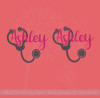 Nurse Tumbler Decals Vinyl Stickers Stethoscope Customized with Name, set of 2