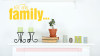 We are Family Wall Decor Lettering Wall Decal Sticker Quotes