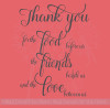 Thank You for the Food, Friends, Love Kitchen Sayings Wall Decal Stickers