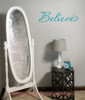 Believe Wall Art Wall Decal Stickers Christian Vinyl Wall Letters