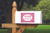 Mailbox Decals personalized with Address Chevron Stripe Frame