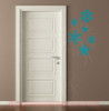 Snowflakes Winter Wall Art Decals Vinyl Stickers for Home Decor Set of 6-Teal