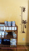 Monkey Growth Chart Wall Decal Sticker Art for Tracking Children's Growth- Chocolate Brown
