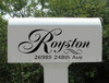 Sophisticated Personalized Mailbox Sticker with Swirls and Address