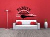 Family Bridge To Our Future Wall Decor Saying Vinyl Decals Family Wall Stickers-Black, Light Gray