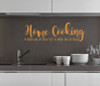 Home Cooking Little This Little That Vinyl Lettering Family Home Wall Decals Kitchen Decor Stickers-Rust Orange