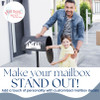 Add a touch of personality with customized mailbox decals
