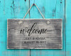 Welcome Personalized Wedding Vinyl Lettering Stickers Wall Decals for Home Decor Gift-Black