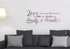 Love Overflows Joy Never Ends Family Home Vinyl Lettering Art Wall Decals Stickers Home Decor Quote-Eggplant