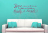 Love Overflows Joy Never Ends Family Home Vinyl Lettering Art Wall Decals Stickers Home Decor Quote-Berry