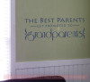 Best Parents Promoted to Grandparents Vinyl Letters Art Wall Decals Stickers Gift-Deep Blue