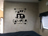 Happy Camper Vinyl Lettering Art Wall Decals Stickers Tribal RV Home with Arrows-Black