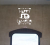 Happy Camper Vinyl Lettering Art Wall Decals Stickers Tribal RV Home with Arrows-White