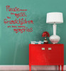 Excuse the Mess Grandchildren Making Memories Vinyl Wall Decals Stickers Quote-Cherry Red