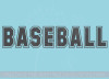 Baseball Sports Lettering Wall Decal Stickers For Kids Bedroom Decor