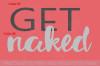 Get Naked Bathroom Vinyl Lettering Stickers Wall Decals Quotes for Bath Laundry Decor-2 color