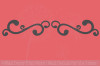 Swirl Decals Vinyl Art Wall Stickers Living Room Home Wall Decor 2pc