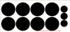 Polka Dot Wall Vinyl Stickers 5-Inch Size