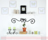 Heart Doodle Swirl Border Vinyl Art Wall Stickers Decal Master Bedroom Decor-Black