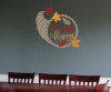 Autumn Blessings Fall Home Decor Vinyl Decals Wall Art Stickers-Tumbleweed, Red, Rust
