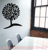 Tree on a Hill Wall Decals Vinyl Stickers Large Tree Art-Black