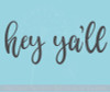 Hey Ya'll Vinyl Letters Decals Wall Sticker Entry Home Farmhouse Decor