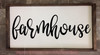 Farmhouse Lettering Vinyl Decals Wall Stickers Living Room Home Decor-Black