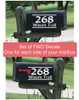 Numbers for Mailbox Custom Address Stickers Decals Vinyl Lettering set of 2