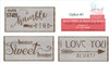 Stencil Sticker Decals for 12x24 for Board Wood Signs, Option 1