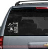 Honk If Kids Fall Out Car Window Art Stickers Vinyl Lettering Decals-Middle Gray